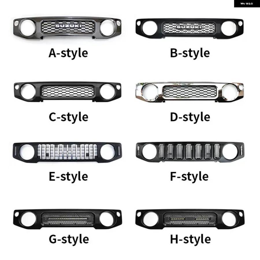 並行輸入品 2019-2025 JIMNY JB74 フロントフード グリル レーシング グリル ガード プロテクター ウォータータンクカバー 車 トリムの画像