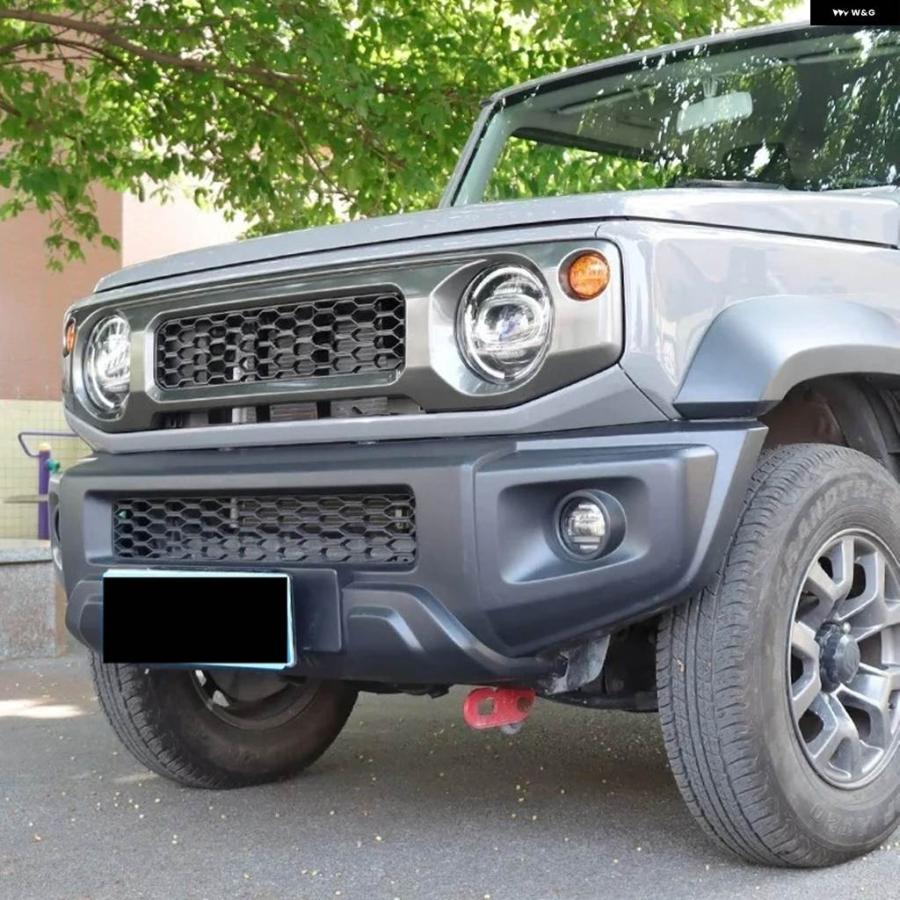 並行輸入品 2019-2025 JIMNY JB74 フロントフード グリル レーシング グリル ガード プロテクター ウォータータンクカバー 車 トリムの画像