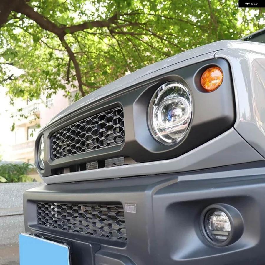 並行輸入品 2019-2025 JIMNY JB74 フロントフード グリル レーシング グリル ガード プロテクター ウォータータンクカバー 車 トリムの画像