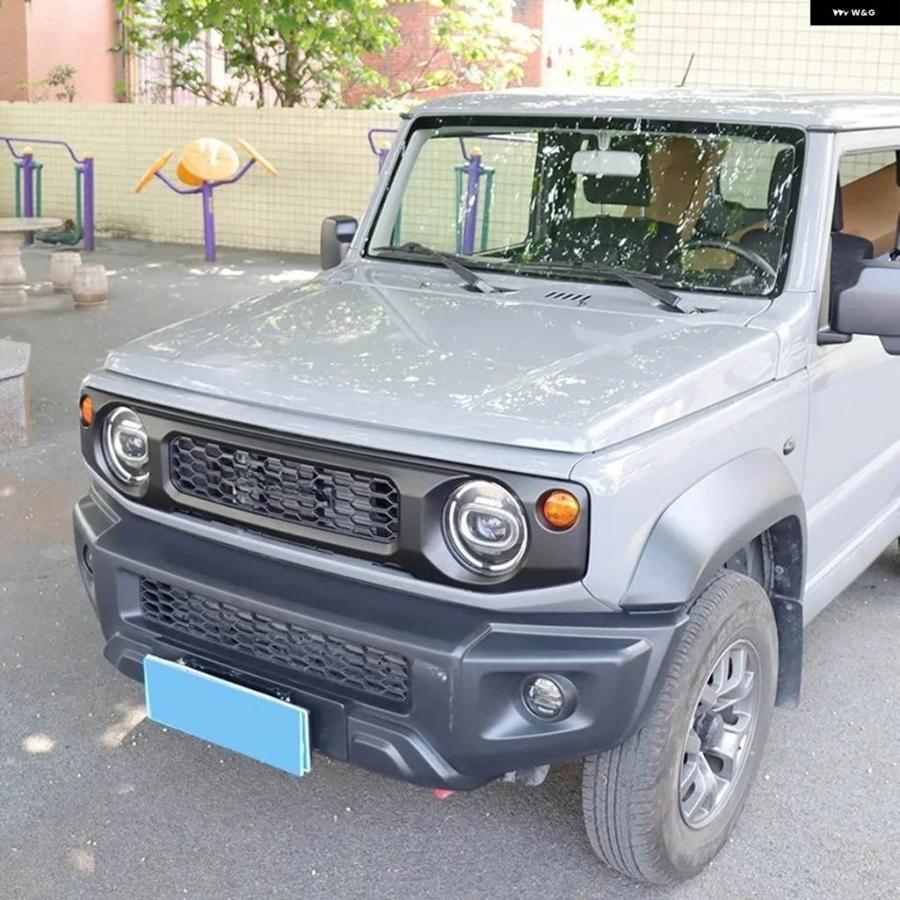 並行輸入品 2019-2025 JIMNY JB74 フロントフード グリル レーシング グリル ガード プロテクター ウォータータンクカバー 車 トリムの画像