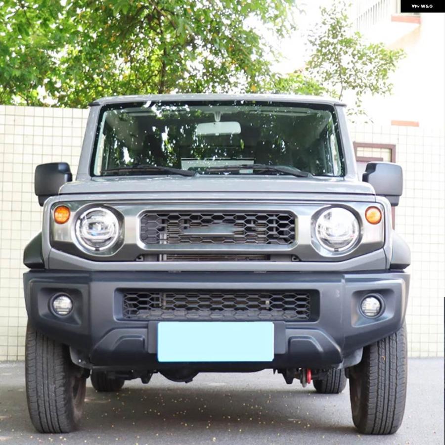並行輸入品 2019-2025 JIMNY JB74 フロントフード グリル レーシング グリル ガード プロテクター ウォータータンクカバー 車 トリムの画像