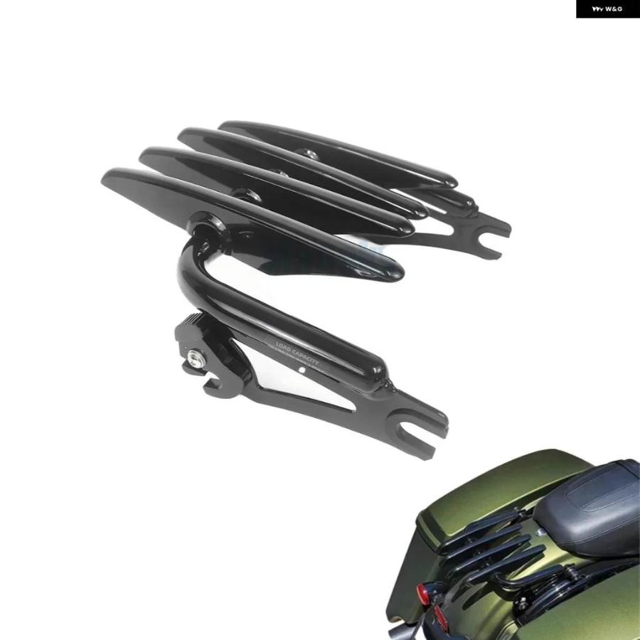 並行輸入品 ラックバックレスト シーシーバー ハーレー ツーリング ロードキング エレクトラ ストリートグライド CVO ウルトラ F_9