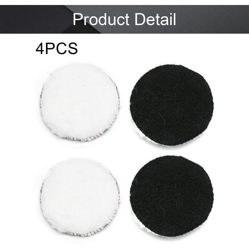 税込 鏡面 マジック式 4枚 4インチ 直径100mm バフポリッシャー 羊毛バフ Utoolmart 研磨 電動ド ポリッシャー 車磨き 仕上げ 電動ポリッシャー Www We Job Com