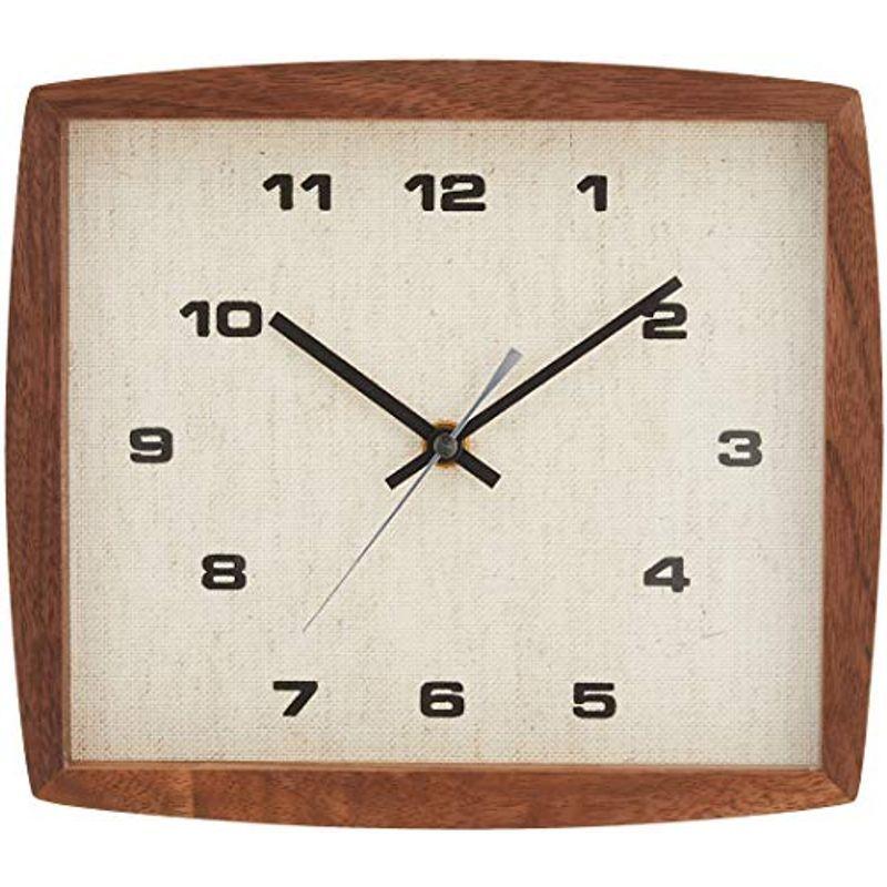 【限定価格セール！】 La-Luz (ラ・ルース) フォルム クロック ミックス サイズ：約W22 D4 H19 109010 掛け時計、壁掛け時計