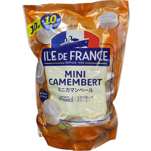 イル・ド・フランス ミニカマンベール 500g（20個入り） : あーるある