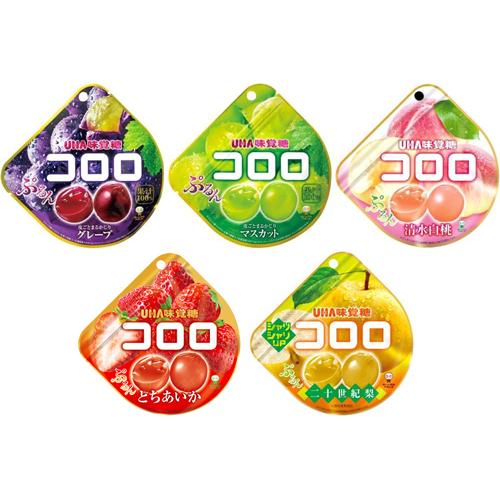 UHA味覚糖 送料無料 コロロ 最新5種セット （各種1個／計5個