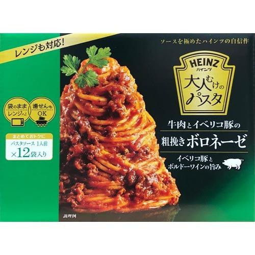 ハインツ 大人むけのパスタ 粗挽きボロネーゼ 12袋入り×4箱 48袋 Amazon.co.jp: ハインツ (HEINZ) 大人むけのパスタ ボロネーゼ