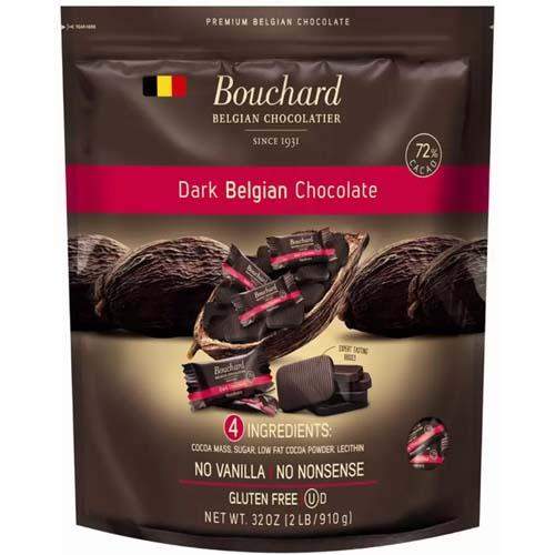 ブシャール ダークチョコレート ナポリタン カカオ 72% 910g Dark
