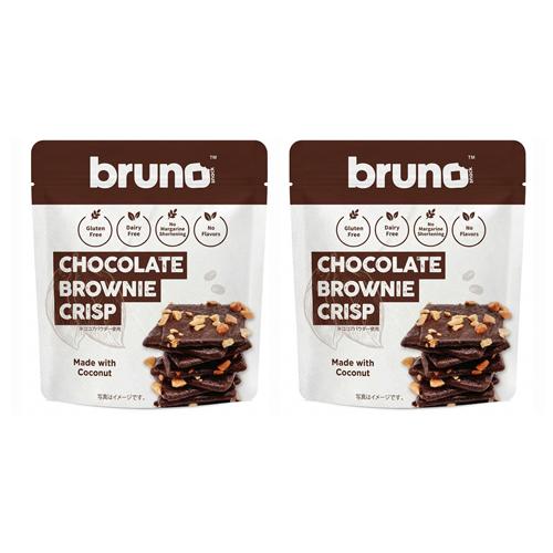 bruno ブルーノ チョコレートブラウニー クリスプ 22g x 2袋 グルテン