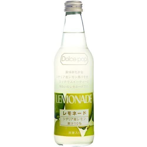 川崎飲料 ドルチェポップレモネード 340ml瓶×48本入 炭酸飲料 : 業務用
