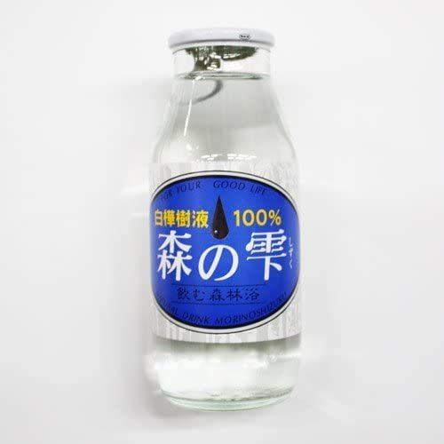 白樺樹液ドリンク 森の雫 30本 180ml ケース販売 北海道 お土産 ギフト 人気 飲む森林浴｜rs-food5