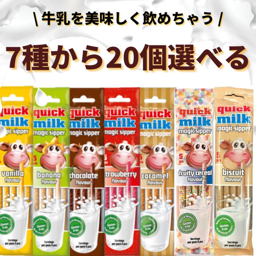 みるくフレーバー フェルフォルディ クイックミルク チョコレート ストロベリー バニラ