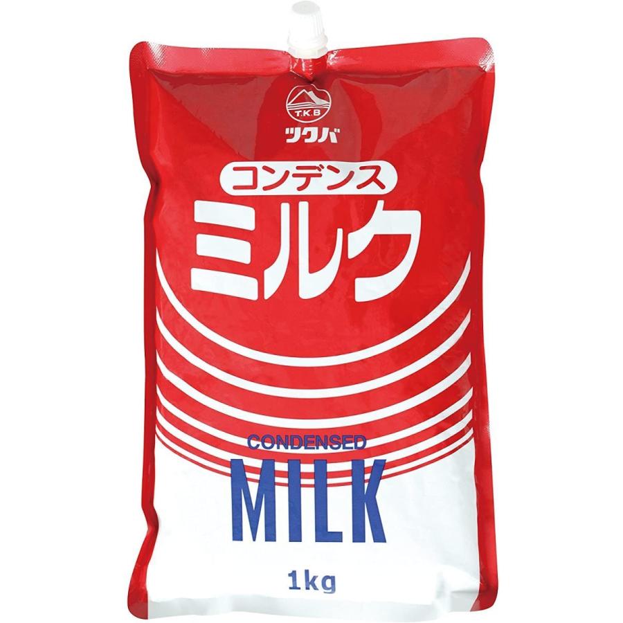 筑波乳業 コンデンスミルク 1kg 6袋 1ケース 送料無料 業務用 製菓