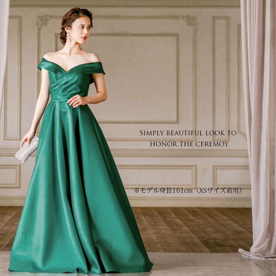 ⭐︎アミ美品☆ダークグリーン Aラインドレス ビジュー付き　演奏会 ⭐︎アミ美品☆ダークグリーン Aラインドレス ビジュー付き 演奏会