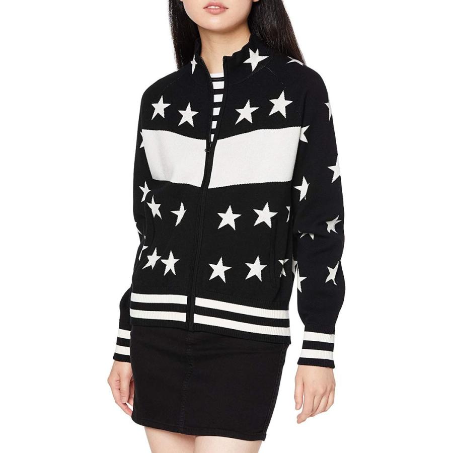 史上最も激安 ダブルスタンダードクロージング スター柄ニットブルゾン 09 070 4 ブラック 38 絶対一番安い Www Kmhsystems Com
