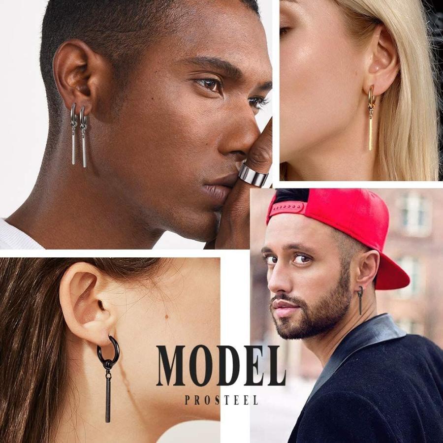 Prosteel リングピアス メンズ 18金 両耳 シンプル 小さめ プレート 揺れる フープピアス ゴールド K18 かっこいい 男女兼 あーるずねっと 通販 Yahoo ショッピング