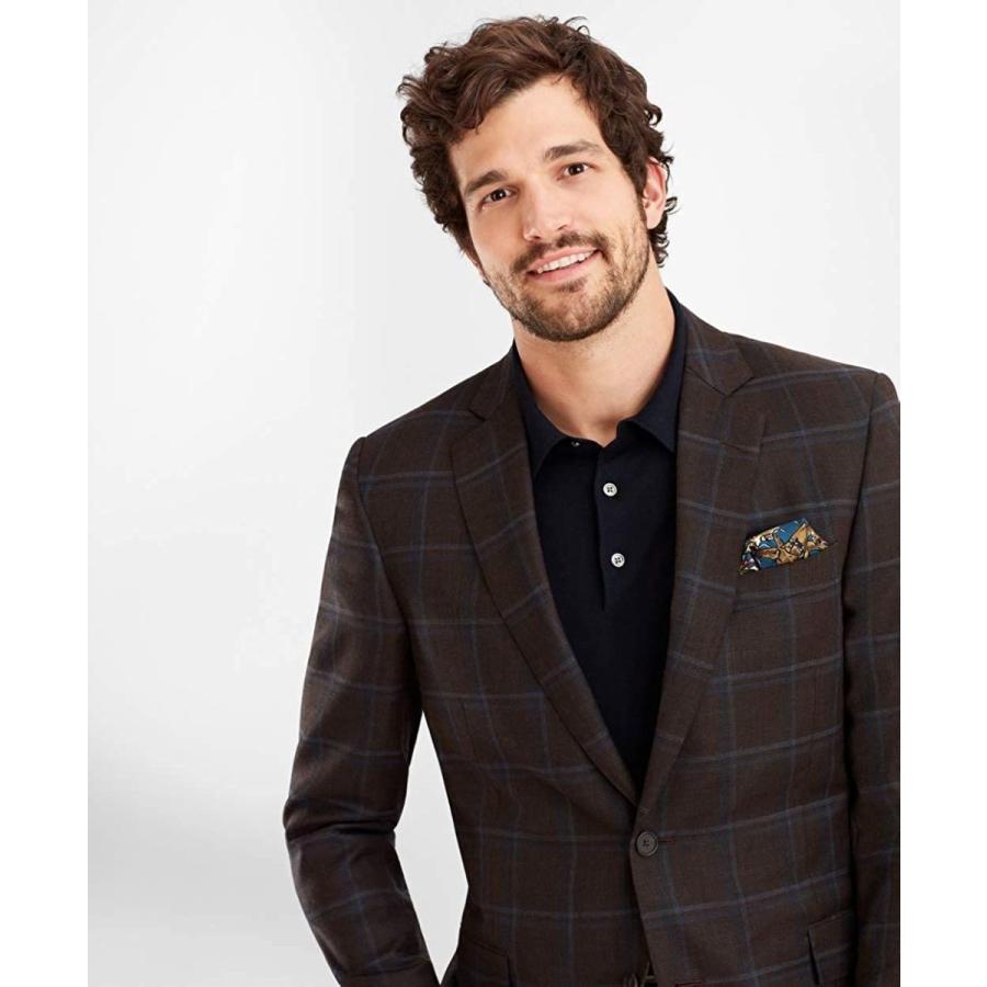 超歓迎品質のいい のbrooks Brothers ブルックス ブラザーズ ウール 下着 靴下 部屋着 プラッド シングル２釦ジャケット プラッド Regent ダークブ Regent あーるずねっと 注目ショップブランドのギフトの