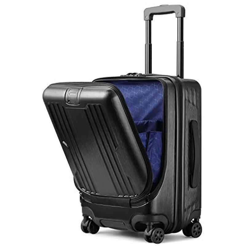 高評価の贈り物 パソコン収納 フロントオープン 機内持ち込み キャリーケース 前開き スーツケース Roam Cove 軽量 ビジネス Tsaロック 静音 財布 帽子 ファッション小物