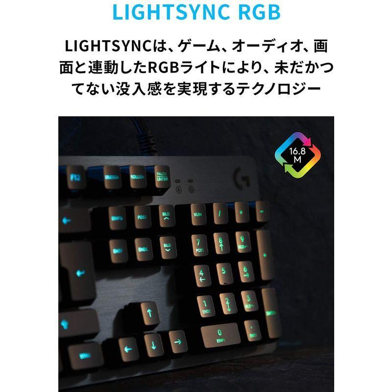 Logicool G ロジクール G ゲーミングキーボード 有線 G512 GXスイッチ タクタイル メカニカル キーボード 日本語配列 L 調光器、 調光スイッチ