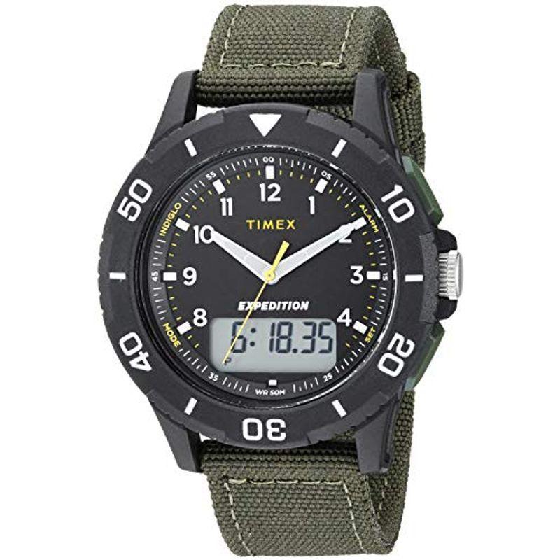 【★大感謝セール】 Katmai Expedition メンズ Timex コンボ グリーン/ブラック, 腕時計, 40mm アンクレット