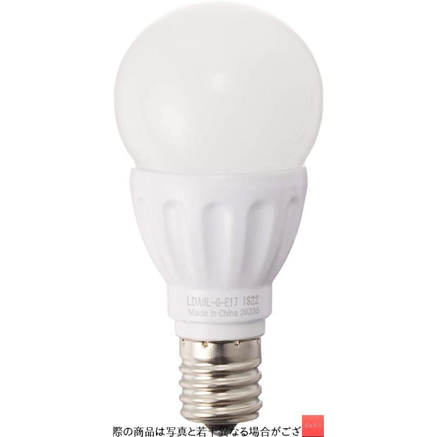 オーム電機 LED電球 小形（60形相当/787lm/6.4W/電球色/E17/全方向配光240°/密閉器具対応/断熱材施工器具対応） LDA6L-