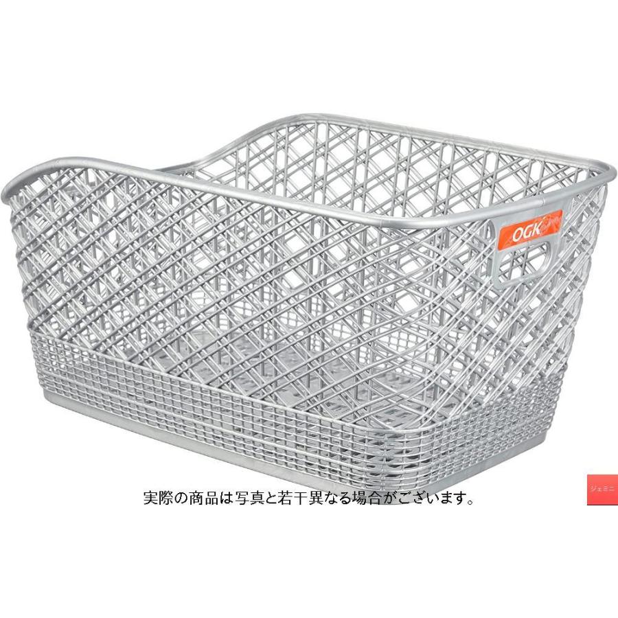 30 Off オージーケー技研 うしろ用バスケット Rb 012 固定式ファッション大型うしろ用バスケット アルミシルバー 自転車用 Fca Org Co