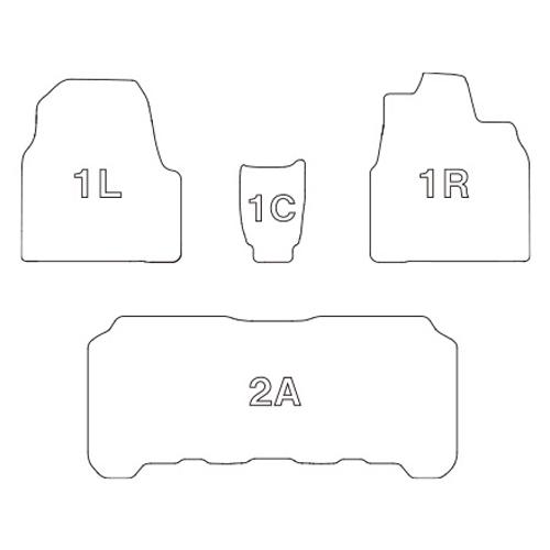 【 デリカミニ 型式 B34A/B35A B37A/B38A BA1A/BA2A BA5A/BA6A 年式 R5/5- アンダードロー不可 】 クラッツィオ 立体マット ラバータイプ ≪ 1列目&2列目 ≫ | Clazzio | 01