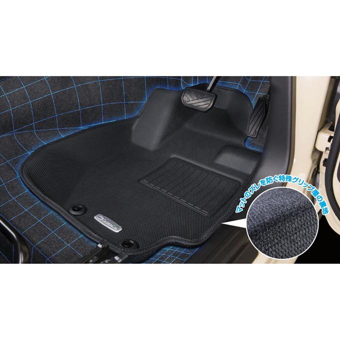 【 デリカミニ 型式 B34A/B35A B37A/B38A BA1A/BA2A BA5A/BA6A 年式 R5/5- アンダードロー不可 】 クラッツィオ 立体マット ラバータイプ ≪ 1列目&2列目 ≫ | Clazzio | 02