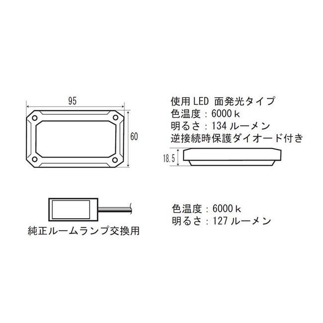 ケンスタイル マグネットLEDライト スズキ ジムニーシエラ JB74W H30/7- ≪ ダブル LED：面発光仕様 ベース材質：ポリウレタン樹脂 ≫｜rs-online｜02