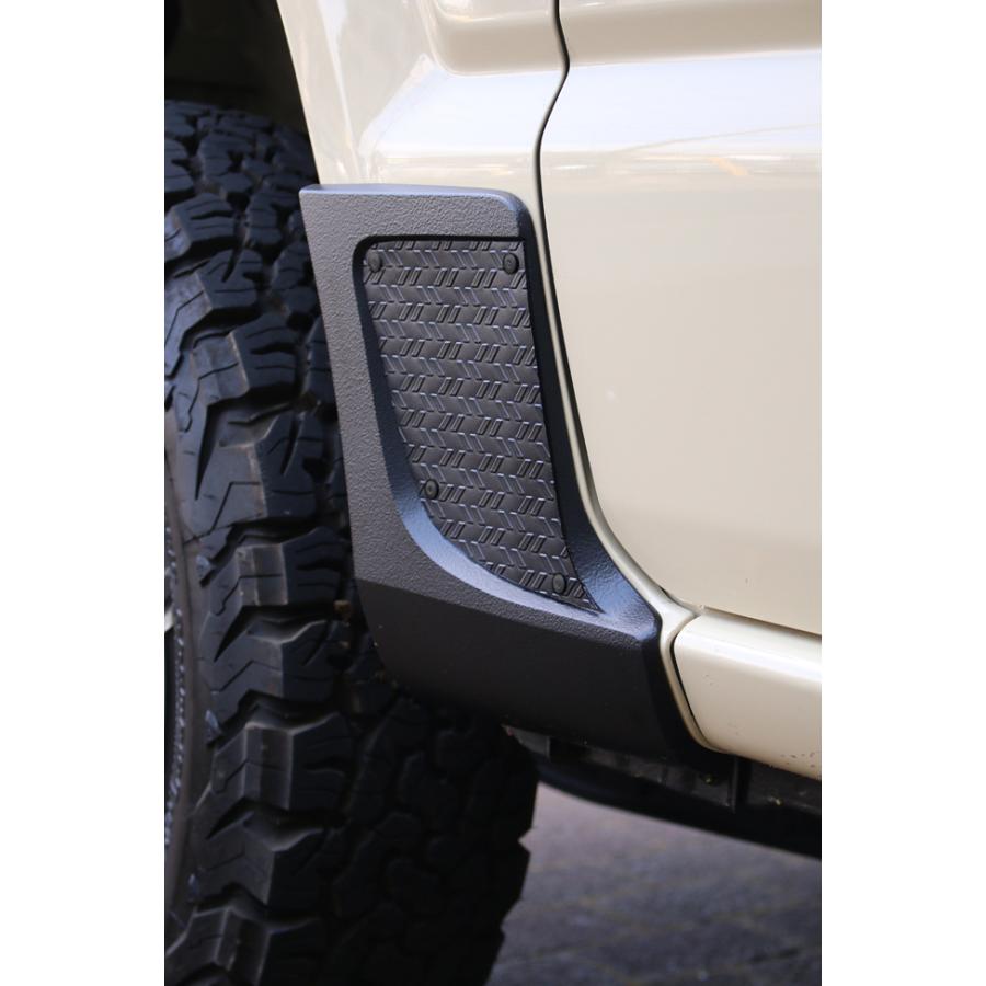 ケンスタイル サイドシルプロテクター ≪ フロントのみ 左右セット ≫ ジムニー 型式 JB64W 年式 H30/7- ≪ マットブラックチッピング塗装仕様 ≫ | KENSTYLE | 03