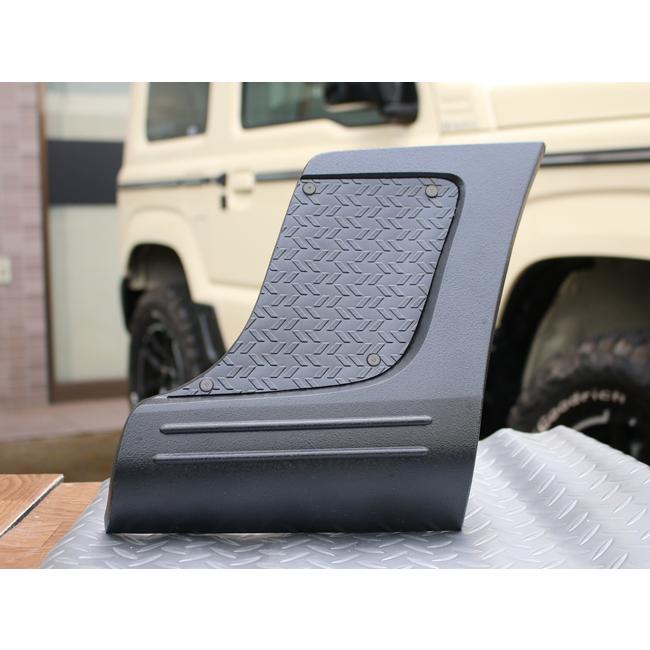 ケンスタイル サイドシルプロテクター ≪ フロント&リア 左右セット ≫ ジムニー 型式 JB64W 年式 H30/7- ≪ マットブラックチッピング塗装仕様 ≫ | KENSTYLE | 02