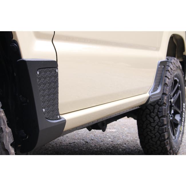 ジムニー 型式 JB64W 】【 サイドシルプロテクター KENSTYLE ケンスタイル サイドシルプロテクター ≪ フロントのみ