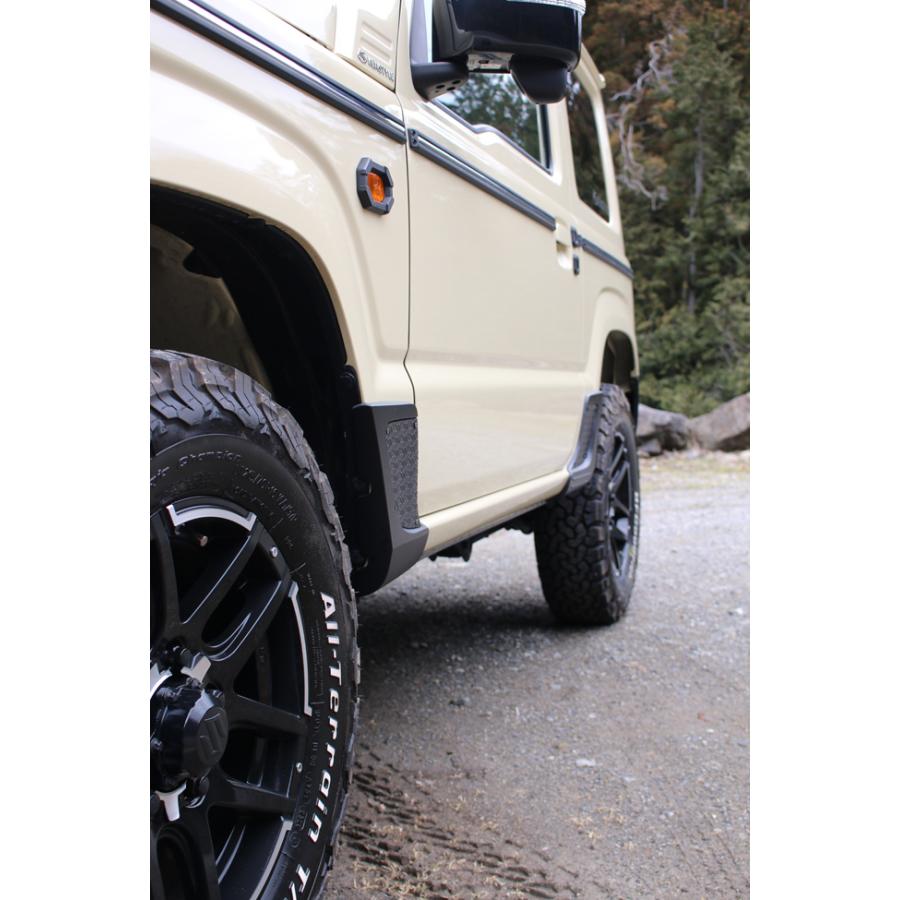 ケンスタイル サイドシルプロテクター ≪ フロント&リア 左右セット ≫ ジムニー 型式 JB64W 年式 H30/7- ≪ マットブラックチッピング塗装仕様 ≫ | KENSTYLE | 06