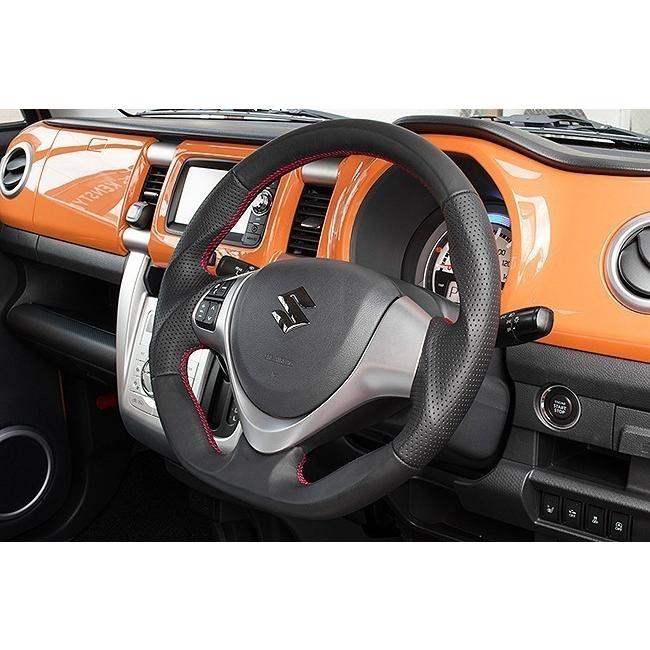ケンスタイル ステアリング タウンボックス 型式 DS17W 年式 H27/3-R8/4 ※ミニキャブバン不可 ≪ オールブラックレザー ≫【 ZA01 ZA02 】 | KENSTYLE | 01