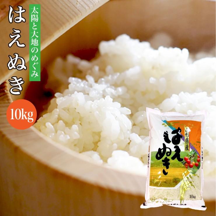 【在庫処分価格！】令和7年産 送料無料 山形県産 はえぬき 10kg 米 白米 爆買