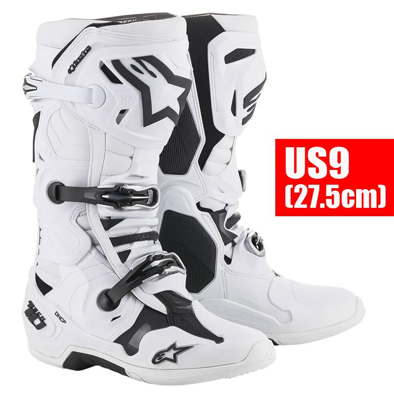Alpinestars Tech 10 ブーツ ホワイト/ブラック[9inch] Tech 10 Boots - BLACK MOTOCROSS Boots | Alpinestars