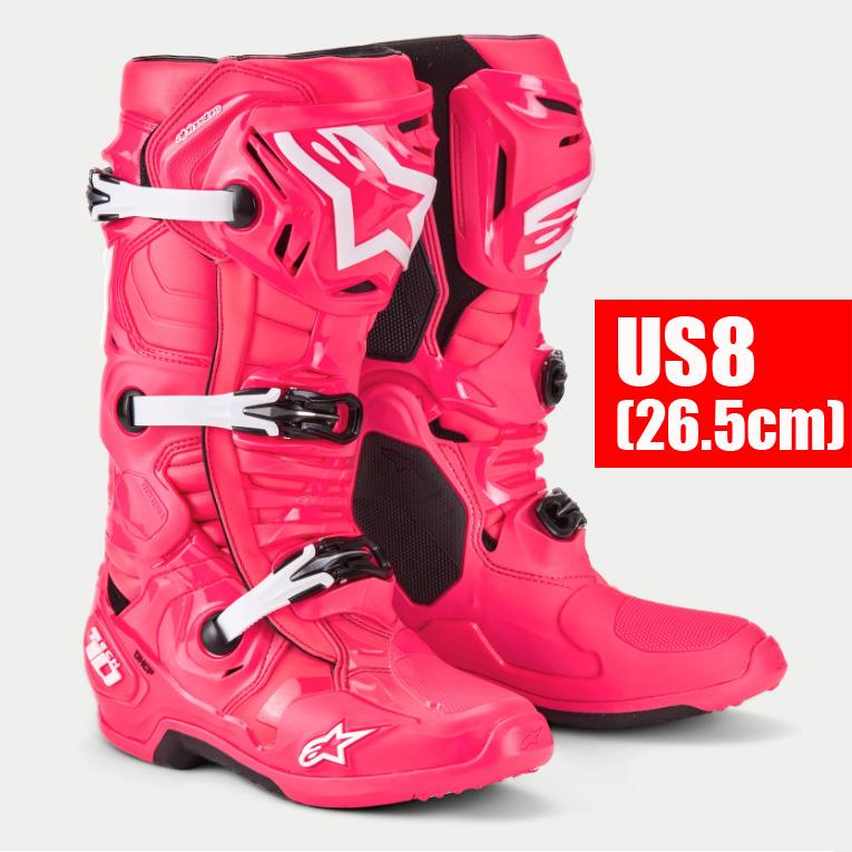 15%OFF】ALPINESTARS TECH10ブーツ ディーバピンク/US8(26.5cm) 【送料 