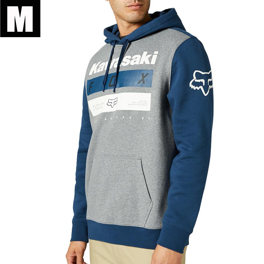 30％OFF】 FOXxKAWASAKI ストライプス プルオーバーフーディ ダーク