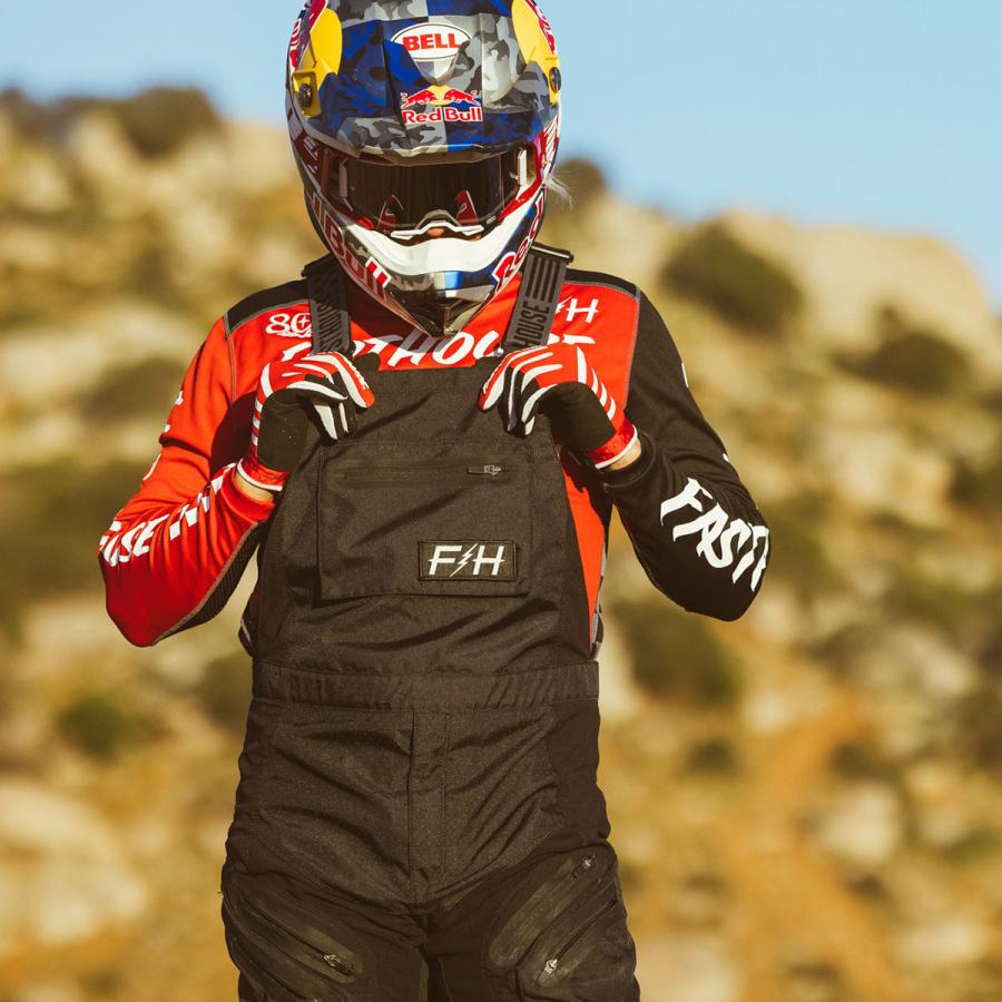 オーバーオール型MXパンツ】FASTHOUSE MOTOROLL ブラック/30サイズ