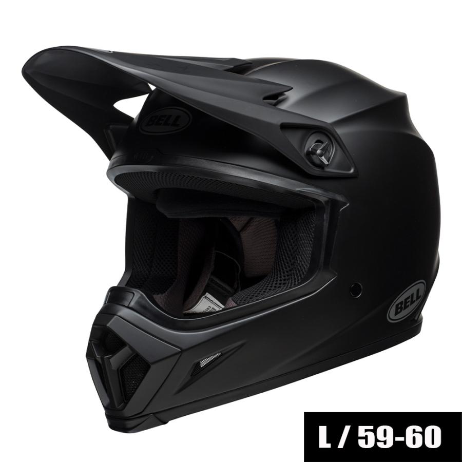 23モデル】BELL MX-9ヘルメット MIPS ソリッド/マットブラック L(59-60