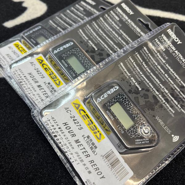 エンジン可動時間計測】 ACERBIS アワーメーター AC-24275 【クロネコ