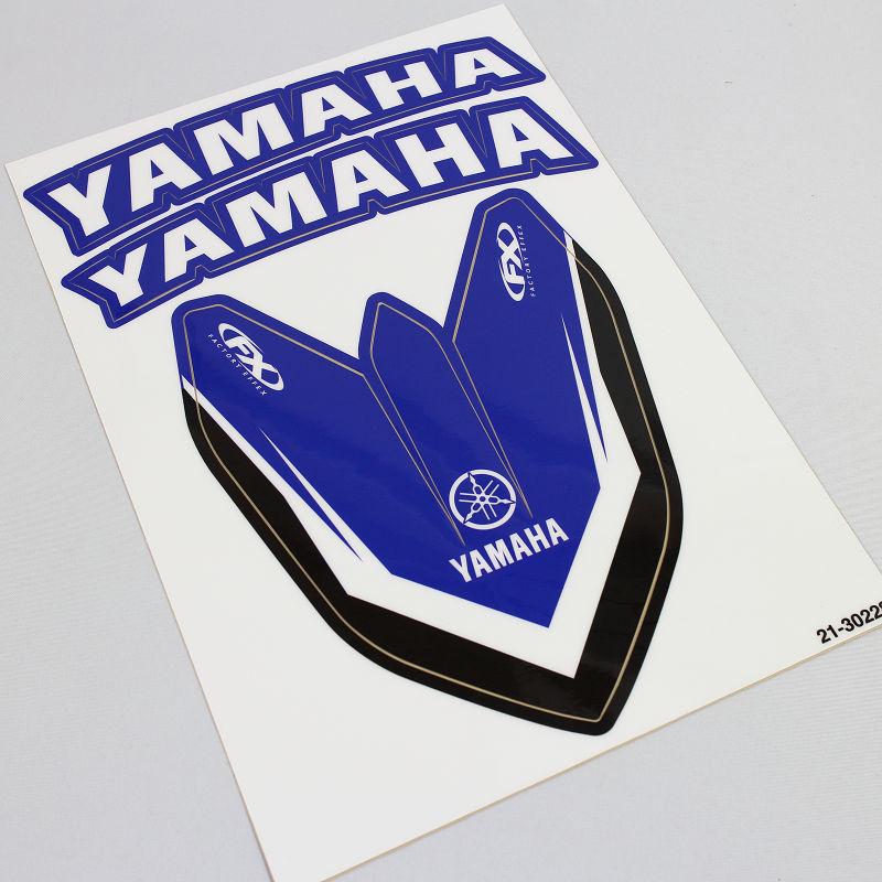 100シート*20セット ファクトリーFX フロントフェンダーデカール YAMAHA YZ250F 19-20