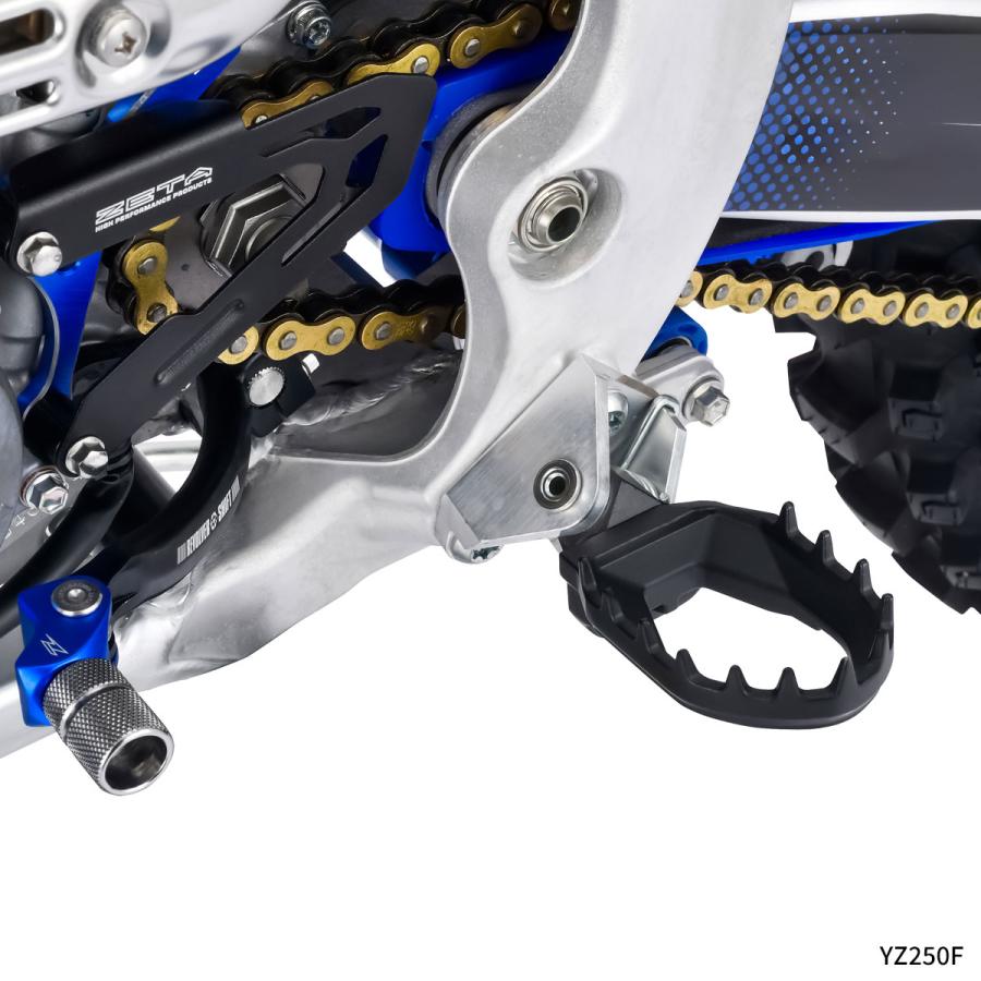 【ZE93-2610】ZETA MAX フットペグ ブラック YZ250F 24-、YZ450F 23- 、YZ250FX 25- 、YZ450FX 24-...他用 【宅急便￥880】_2