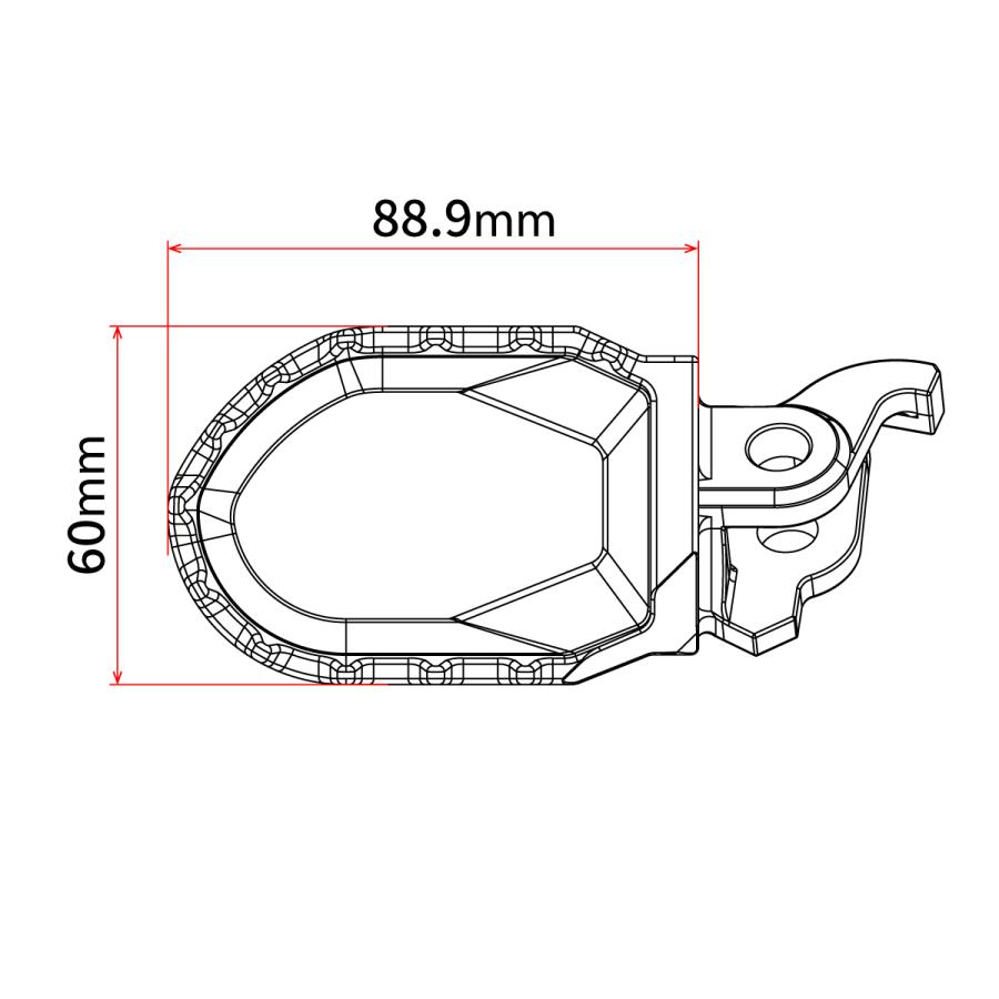 【ZE93-2610】ZETA MAX フットペグ ブラック YZ250F 24-、YZ450F 23- 、YZ250FX 25- 、YZ450FX 24-...他用 【宅急便￥880】_4