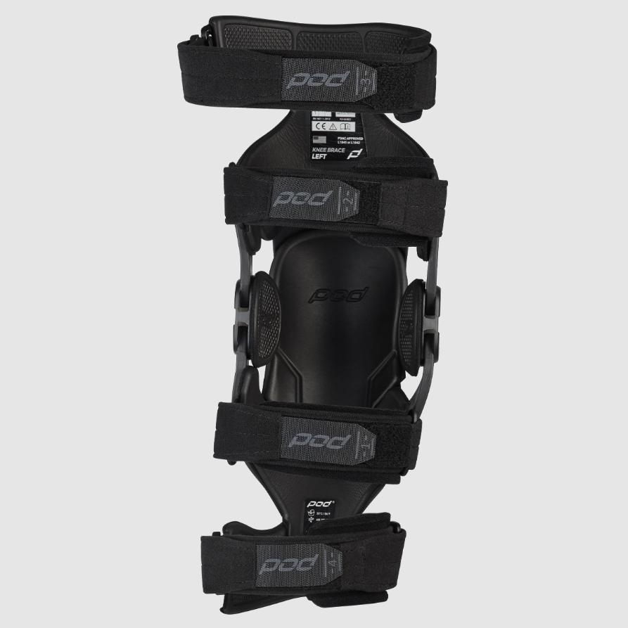 送料サービス】 POD K4 2.0ニーブレイス 左右セット ブラック -XL/2XL