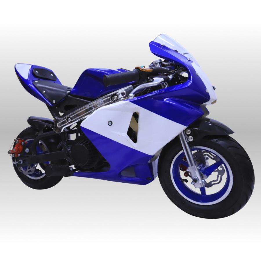 RSBOX 最速50ccポケバイエンジン搭載ポケバイ ポケットバイクGP 青白カラーモデル格安消耗部品｜rsbox