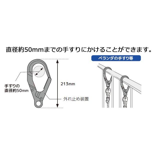 蛍光避難はしご BPC-7.2型 1個 手すり用 対応階：3階 SANKO（サンコー 