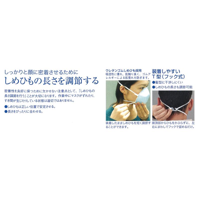 興研　サカヰ式 ハイラック355型　防塵粉塵マスク 排気弁付き　10枚入×4箱 興研 ハイラック355型 10枚入（1箱）排気弁付き DS2 使用限度時間15