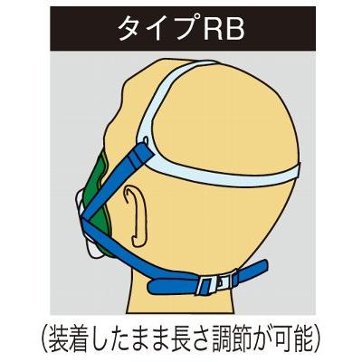 取替え式防じん(防塵)マスク サカヰ式 1005R_08型 1箱10個入 フィット