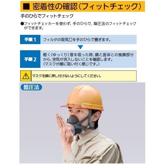 取替え式防塵マスク Mサイズ DR80N3 DR80SN3 DR80U4